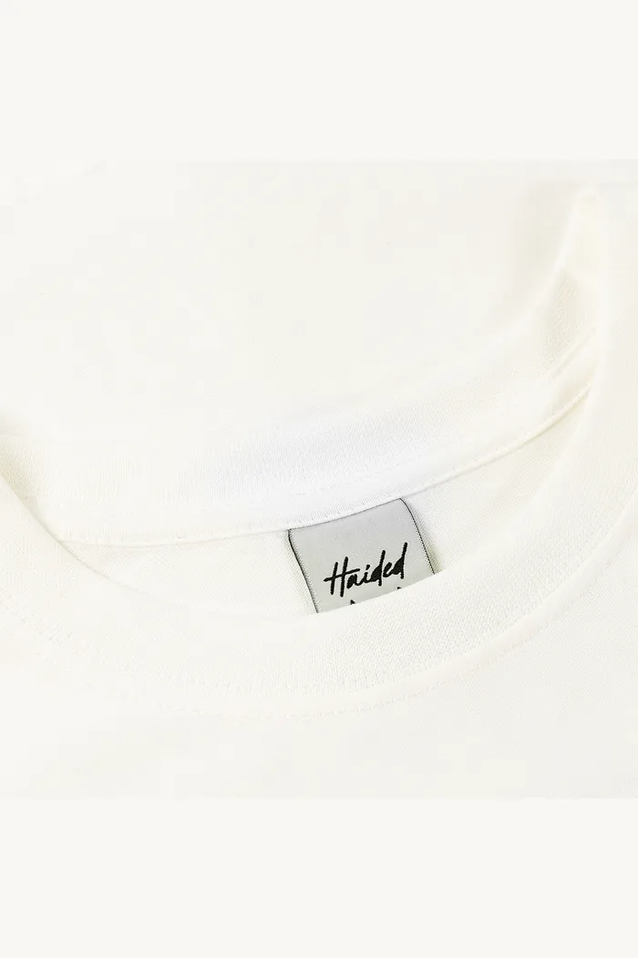 Футболка HAIDED "DICE RLXD TEE" молочная