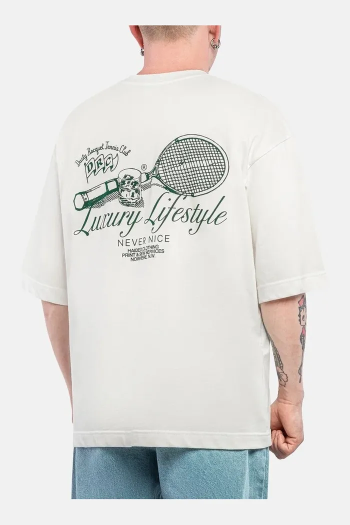 Футболка Haided "DUSTY RACQUET RLXD HW TEE" ecru