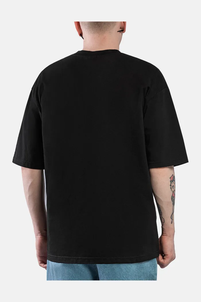 Футболка HAIDED "PCKT BRSHD RLXD TEE" черная