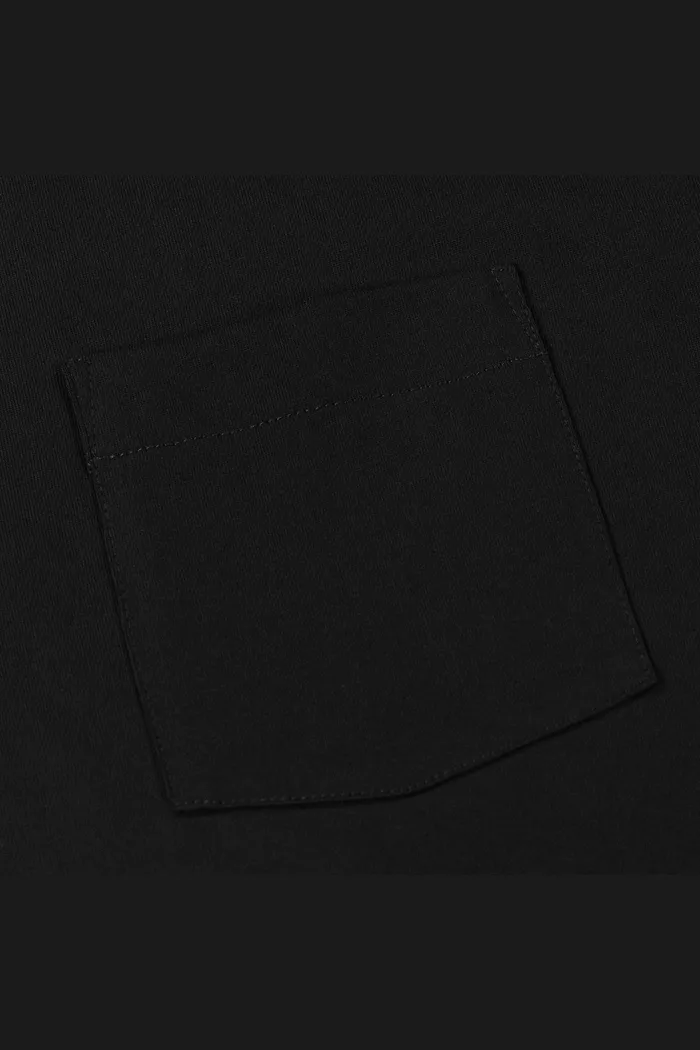 Футболка HAIDED "PCKT BRSHD RLXD TEE" черная