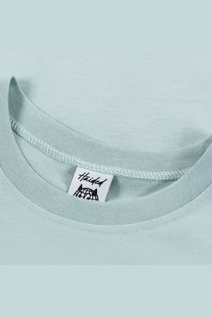 Футболка HAIDED "PCKT BRSHD RLXD TEE" ледяной туман