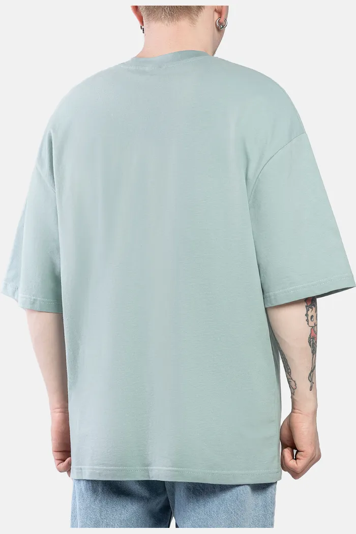 Футболка HAIDED "PCKT BRSHD RLXD TEE" ледяной туман