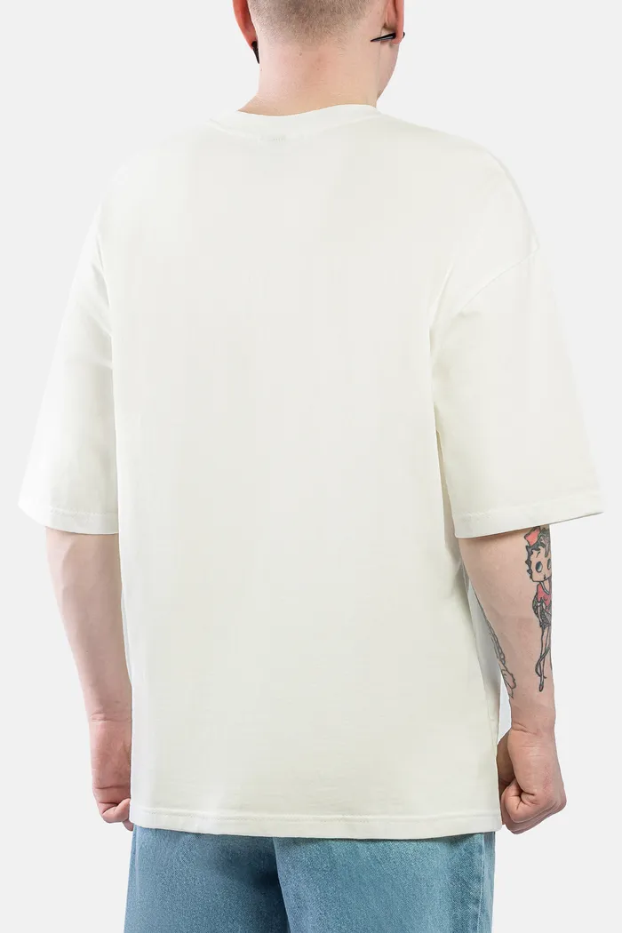 Футболка HAIDED "PCKT RLXD TEE" молочная