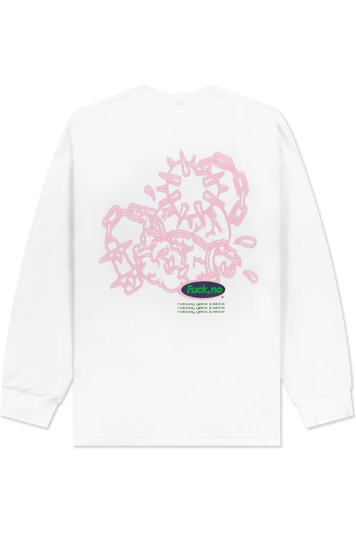 Лонгслив HAIDED "JUSTICE RLXD LS TEE"