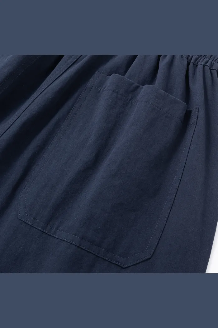 Брюки YMKASHIX Puff Office темно-синий