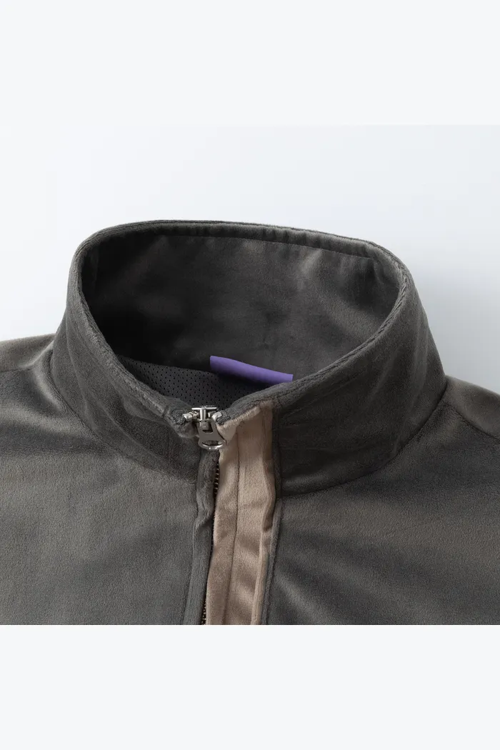 Олимпийка велюровая YMKASHIX Puff серая