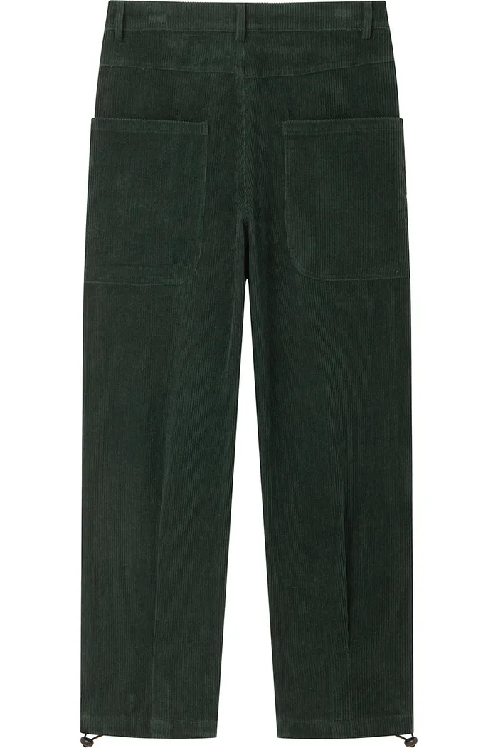 Брюки YMKASHIX velvet 2 темно-зеленые
