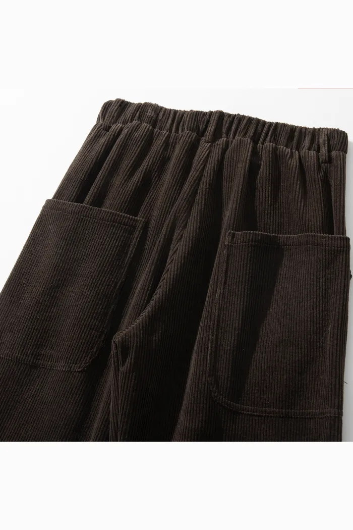 Брюки YMKASHIX velvet 3 темно-коричневые