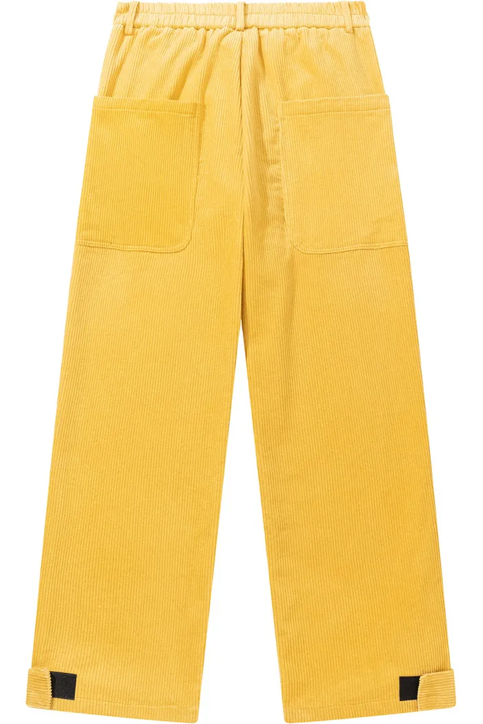 Брюки YMKASHIX velvet 4 горчичные