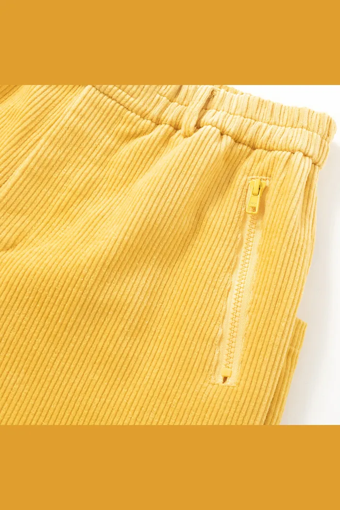 Брюки YMKASHIX velvet 4 горчичные