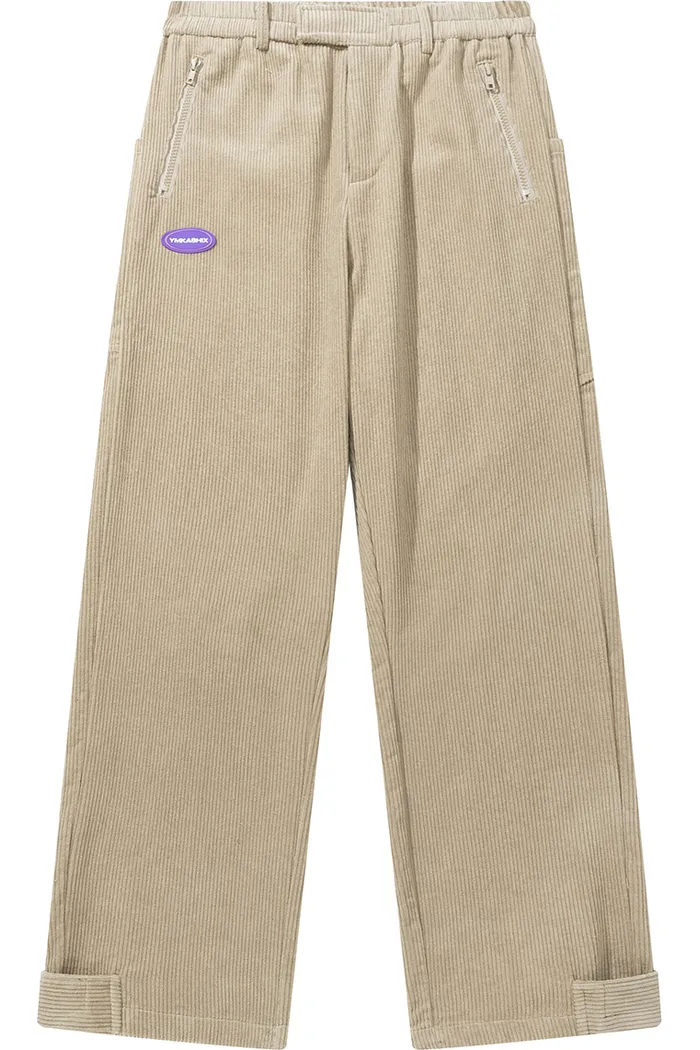 Брюки YMKASHIX velvet 4 пыльно-песочные