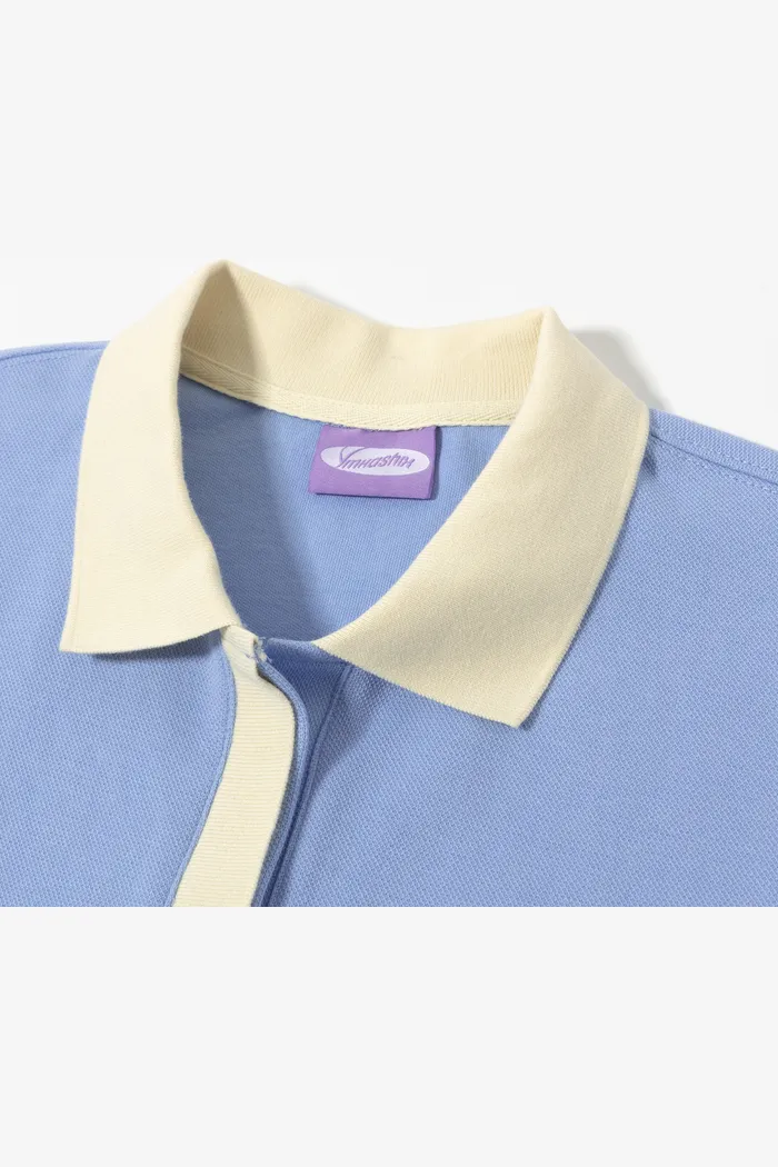 Футболка Поло YMKASHIX Puff голубое