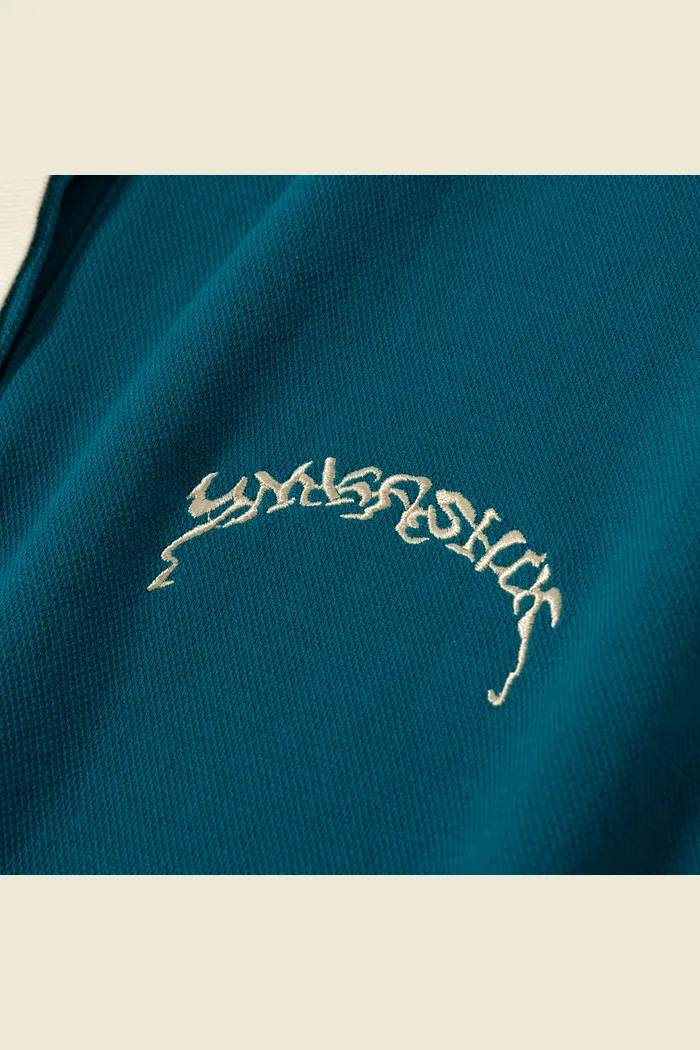 Футболка Поло YMKASHIX Puff изумрудная