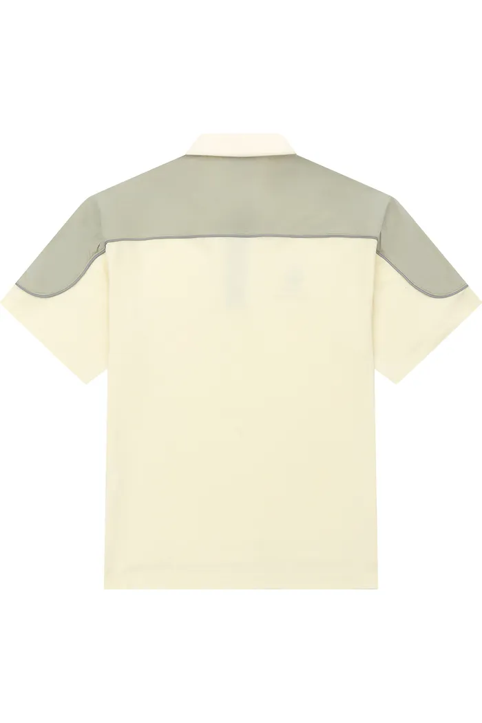 Футболка поло YMKASHIX HELLCOME бежевая