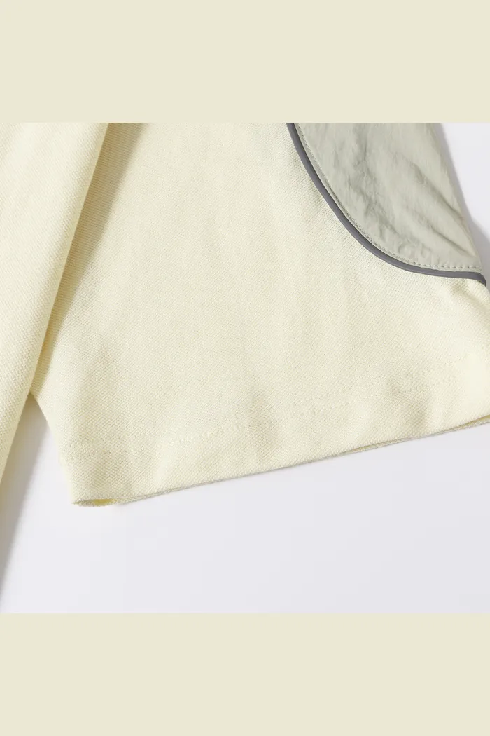 Футболка поло YMKASHIX HELLCOME бежевая