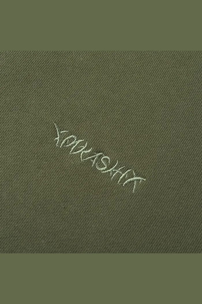 Зип Худи YMKASHIX HTF темно-зеленый