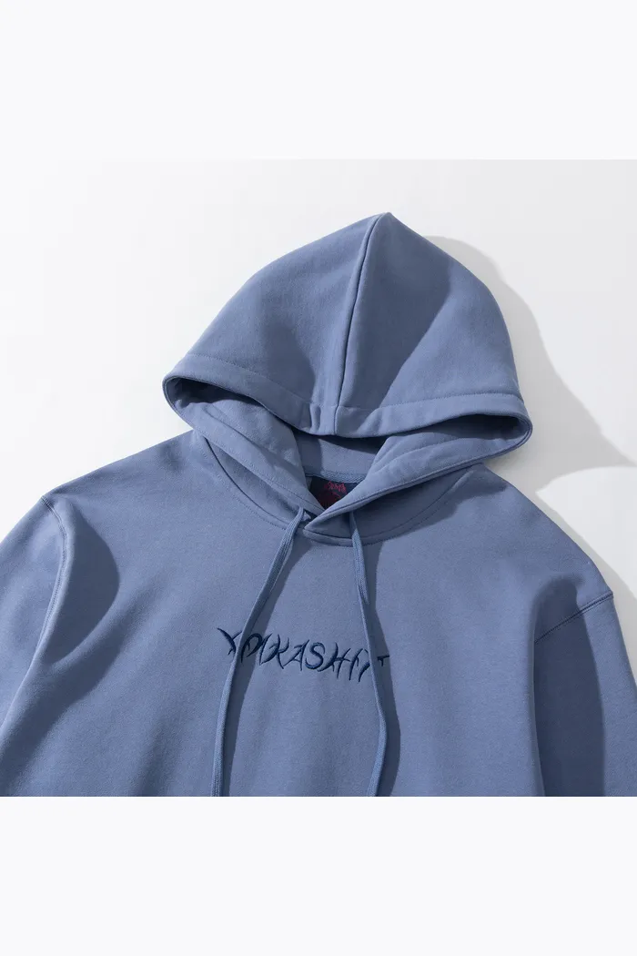 Худи YMKASHIX Hellcome Firedise серо-синий