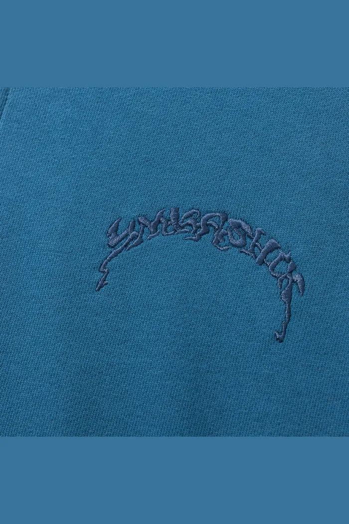 Худи YMKASHIX PUFF Half Zip синий