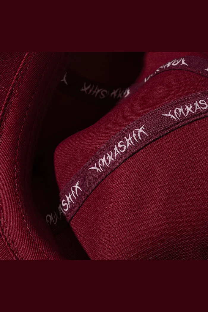 Кепка YMKASHIX HELLCOME бордовая