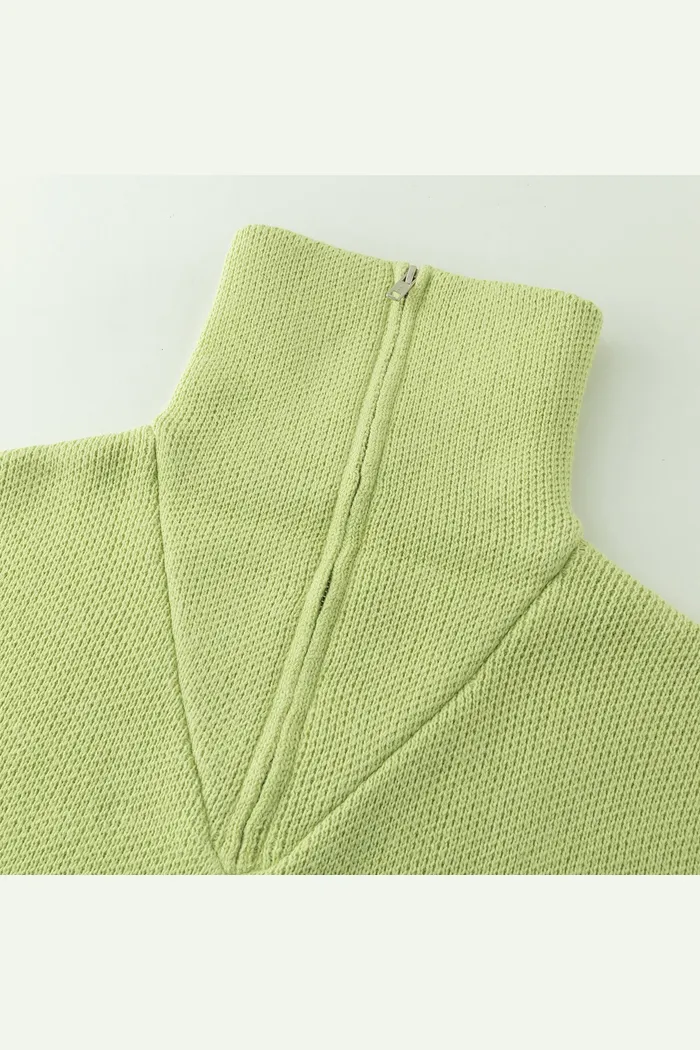 Пуловер YMKASHIX Delta Star Zip фисташковый