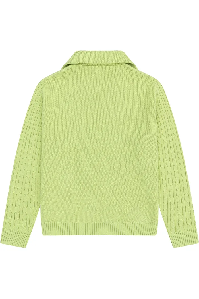 Пуловер YMKASHIX Delta Star Zip фисташковый