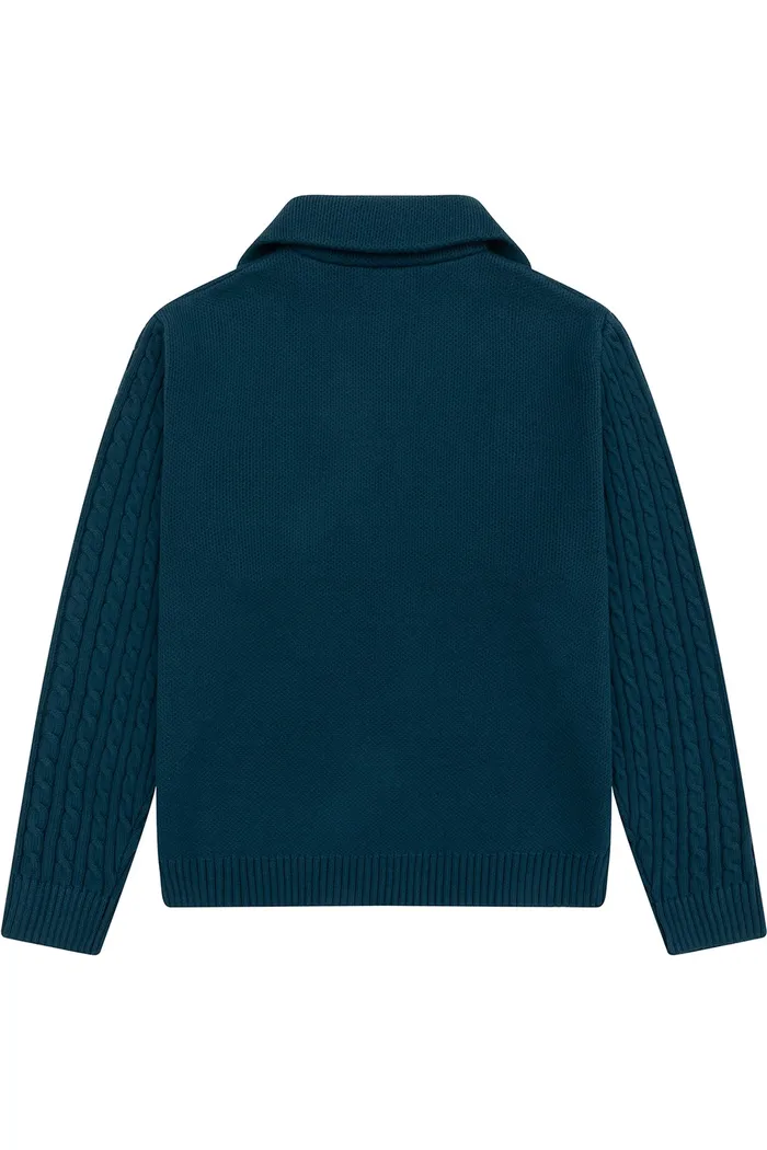 Пуловер YMKASHIX Delta Star Zip изумрудный