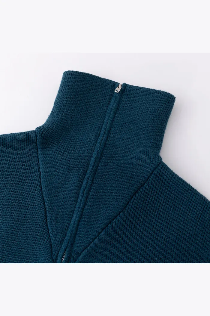 Пуловер YMKASHIX Delta Star Zip изумрудный