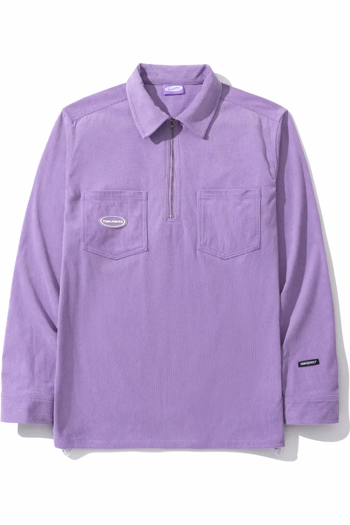 Рубашка YMKASHIX Velvet фиолетовый