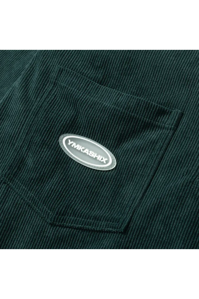 Рубашка YMKASHIX Velvet темно-зеленый