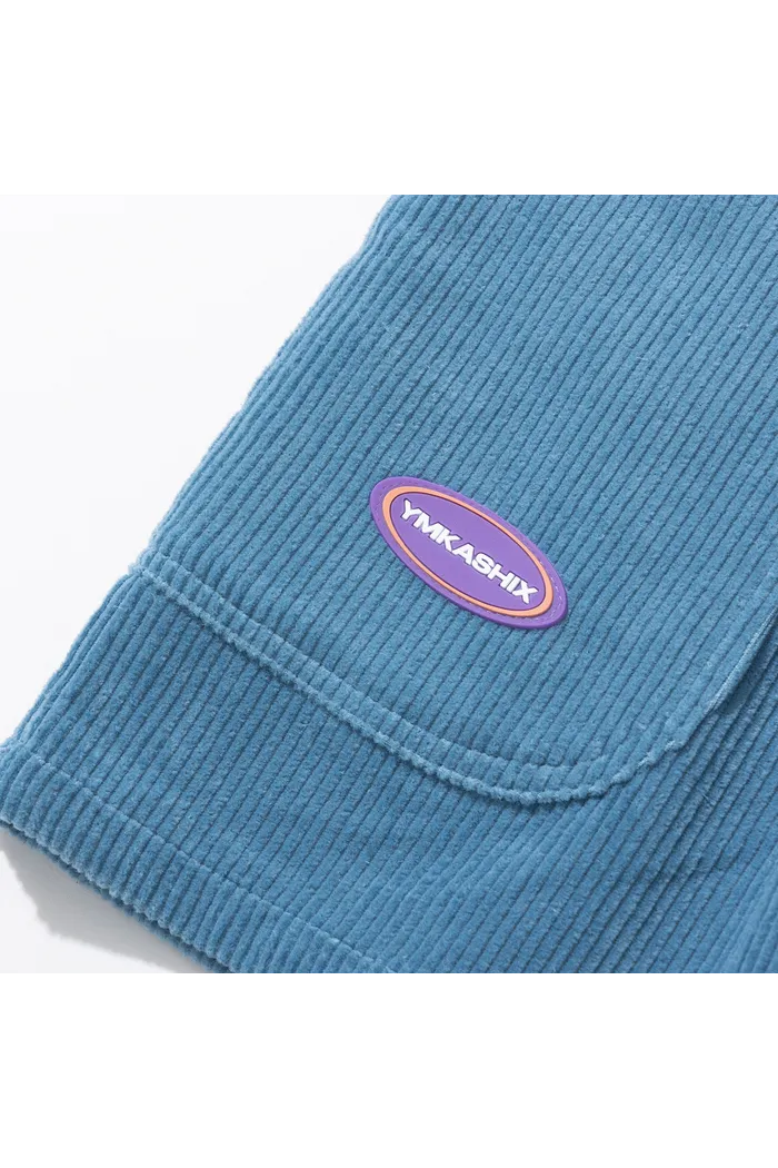 Синие Шорты YMKASHIX VELVET SERIES