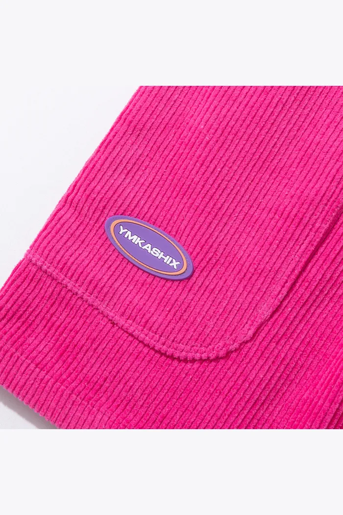 Шорты цвета фуксия YMKASHIX VELVET SERIES