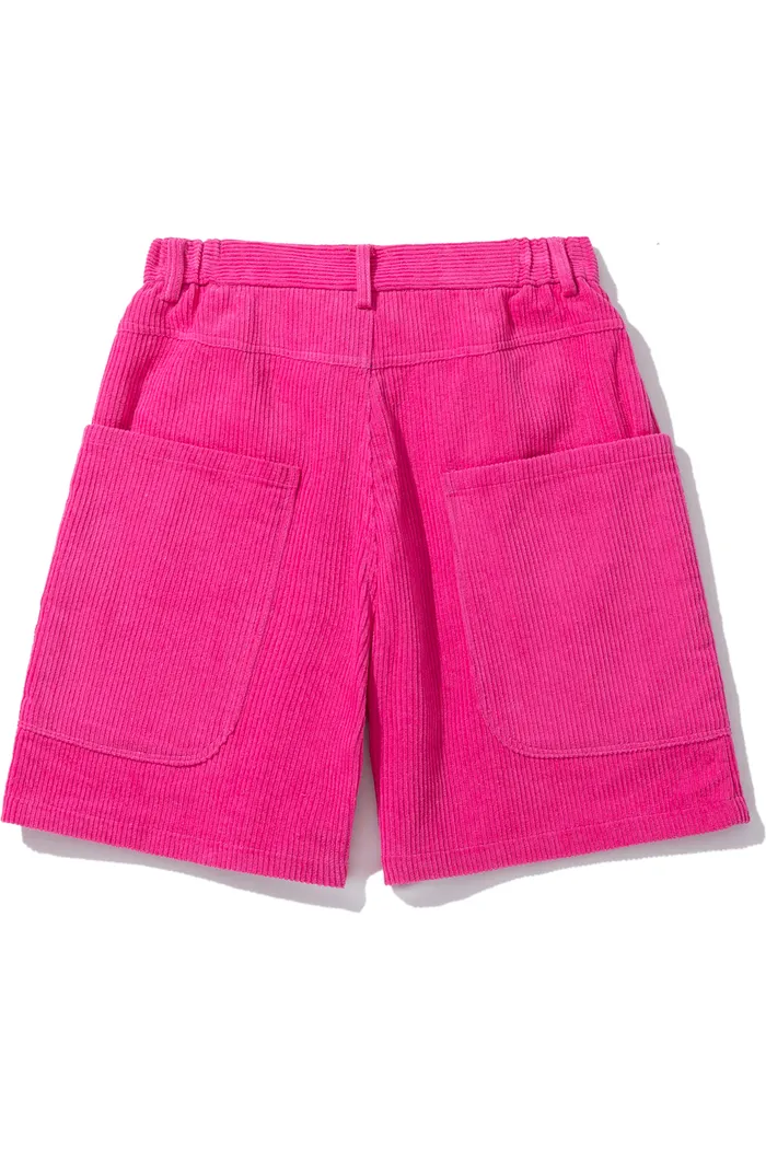 Шорты цвета фуксия YMKASHIX VELVET SERIES