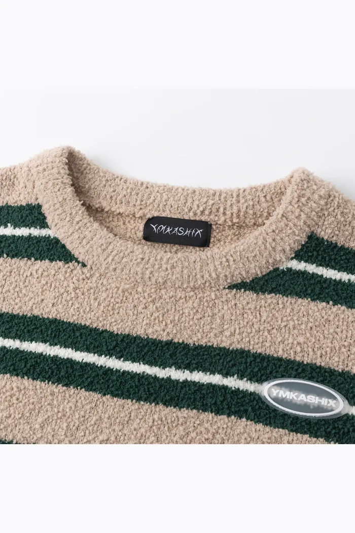 Свитер YMKASHIX Soft Strips песочный
