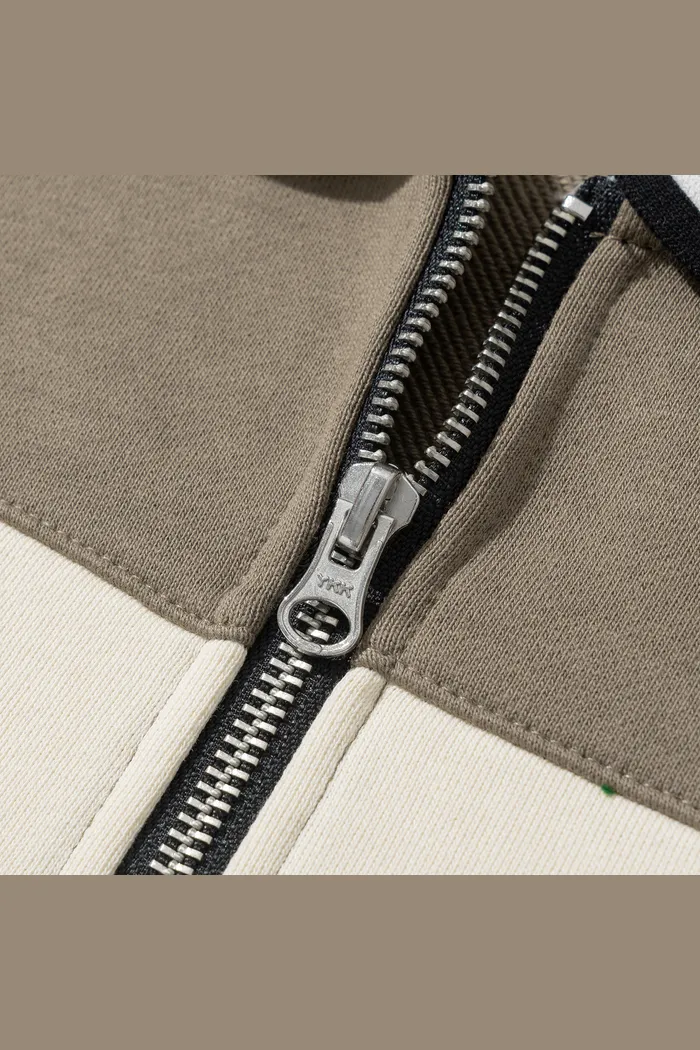 Свитшот YMKASHIX Four Stripes песоч/беж/зел/сер