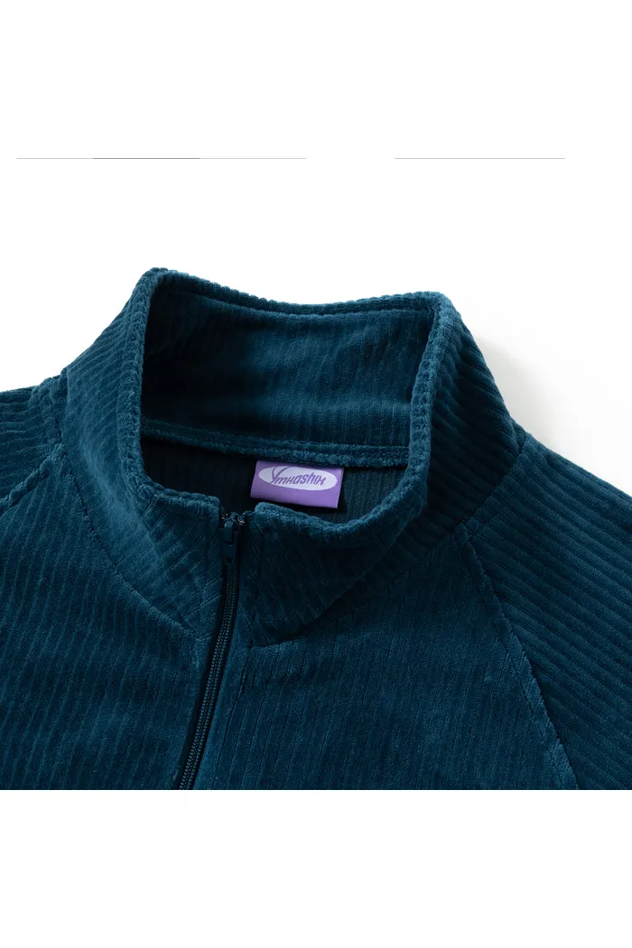 Свитшот велюровый YMKASHIX Puff темно-синий