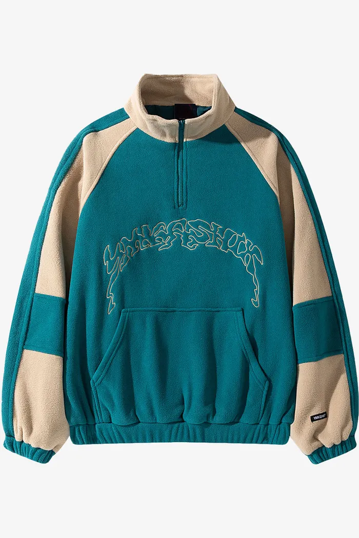 Свитшот YMKASHIX Turbo fleece изумруд / песочный