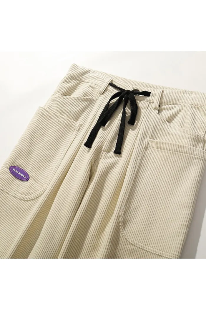 Брюки YMKASHIX velvet 2 бежевые