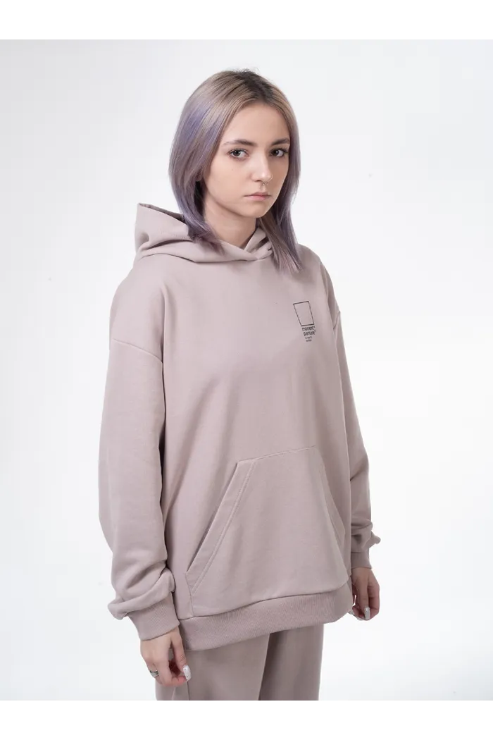 Худи с капюшоном 9004 W LOOP lt.beige OS