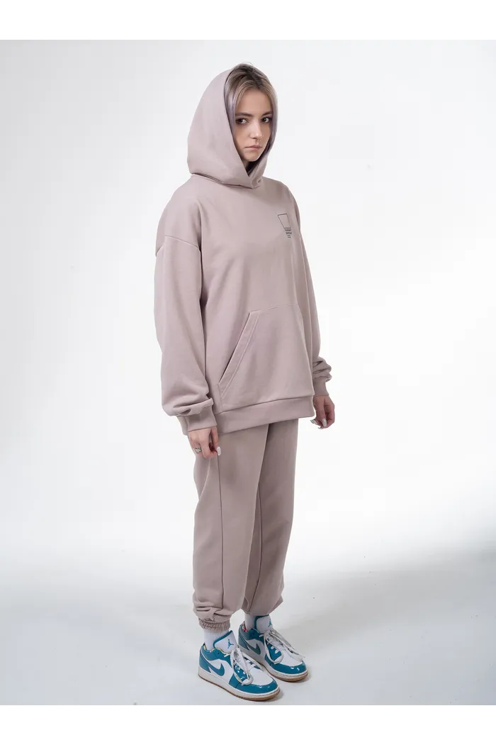 Худи с капюшоном 9004 W LOOP lt.beige OS