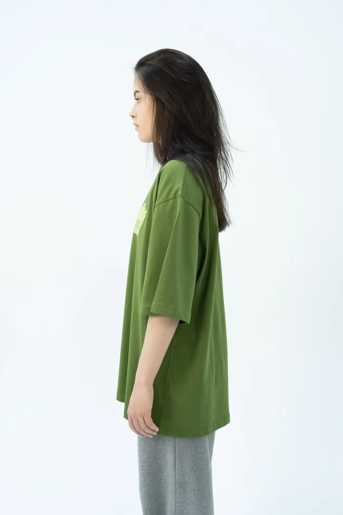 Футболка Paint Square green