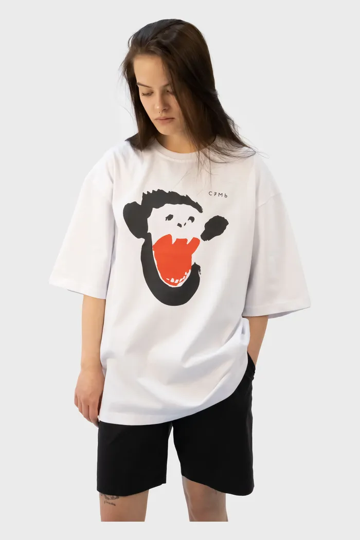 Футболка "Monkey" wht man