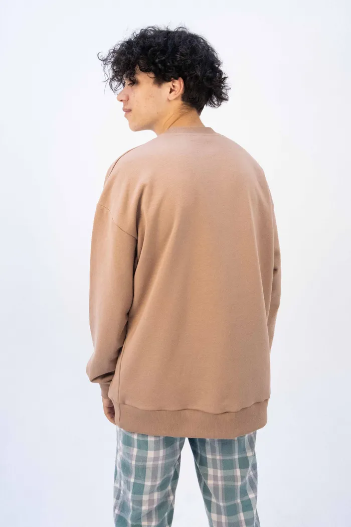 Свитшот 8802 unisex dk.beige OS