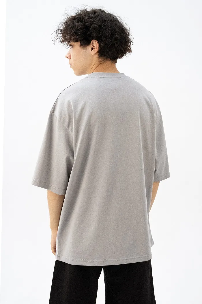 602 Ash Text grey футболка OS