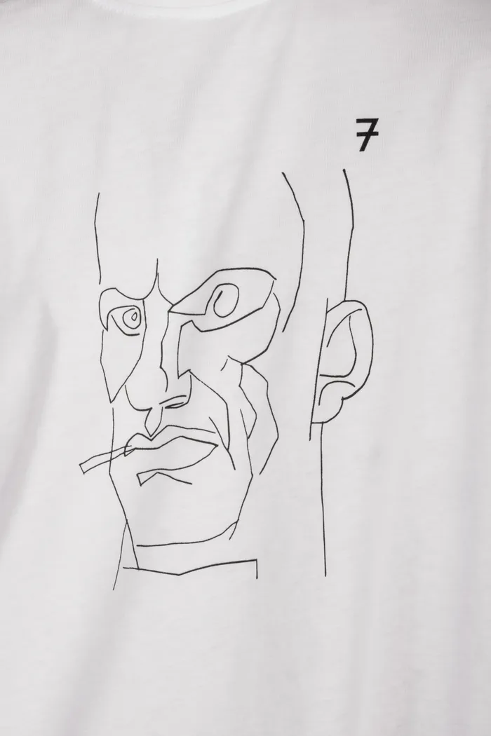 Футболка "Маяковский" man белая