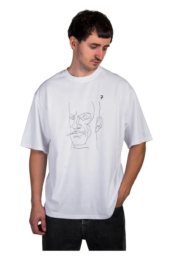 Футболка "Маяковский" man белая