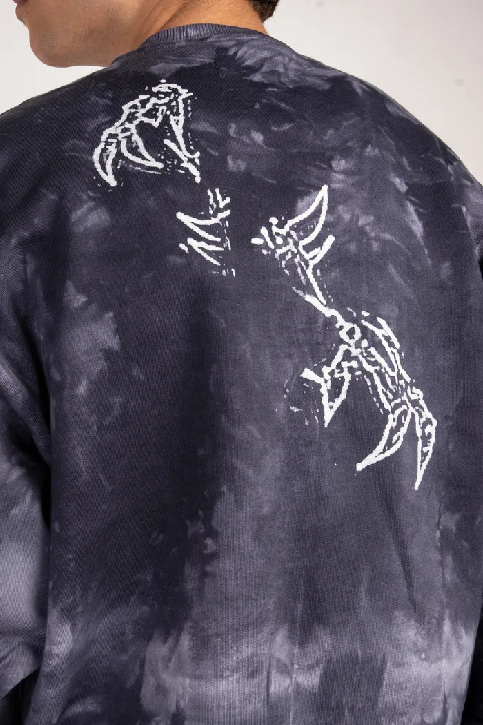 Толстовка Tie Dye Hidric Wht1 gray man