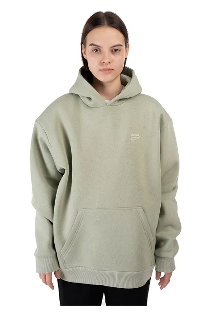 Толстовка с капюшоном 9000 U BRUSH светло зеленая OS