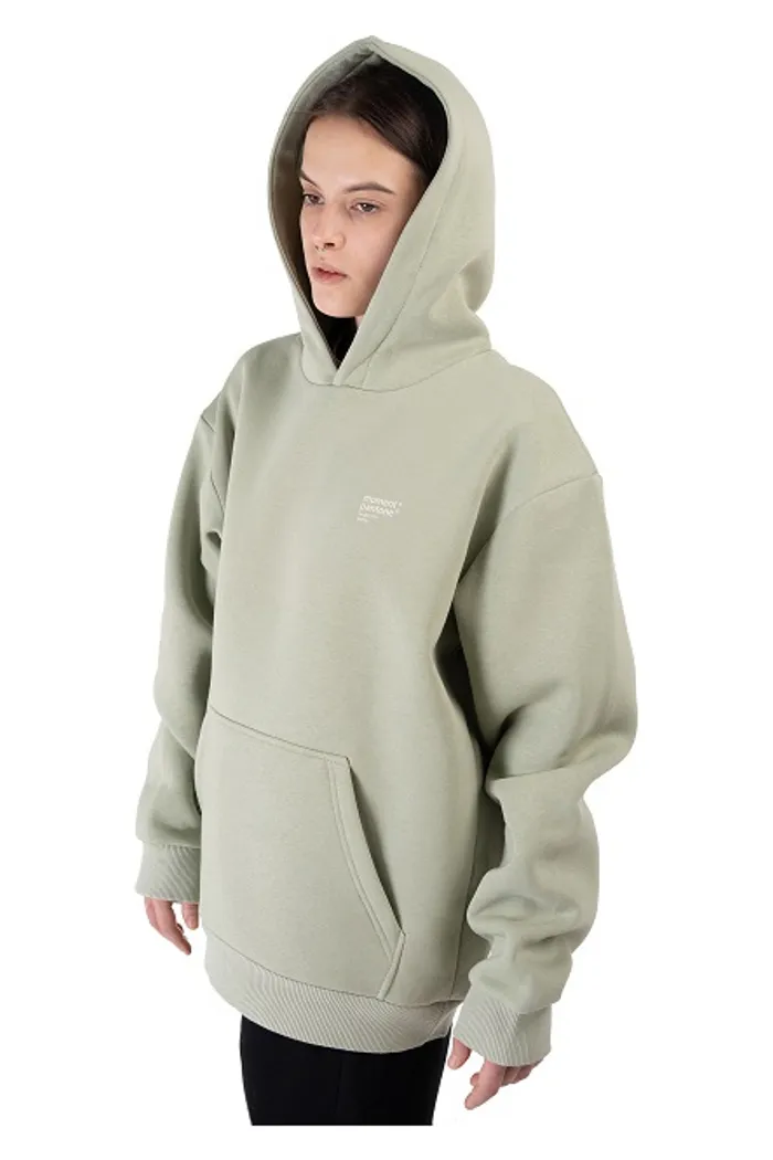 Толстовка с капюшоном 9000 U BRUSH светло зеленая OS