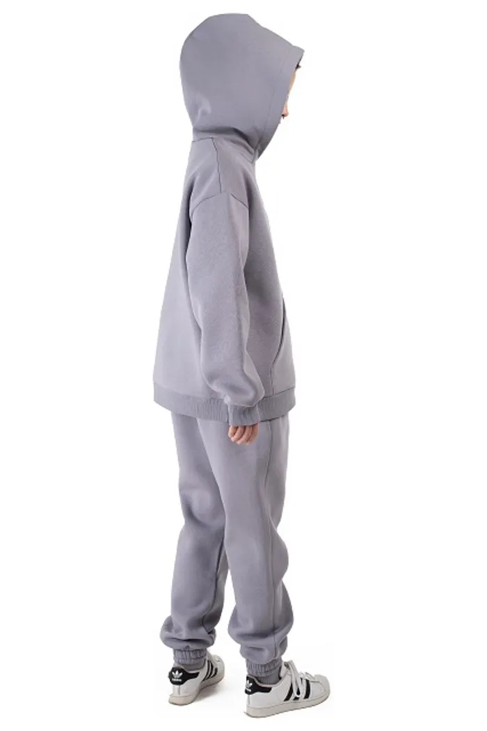 Толстовка с капюшоном 9004 W BRUSH grey OS