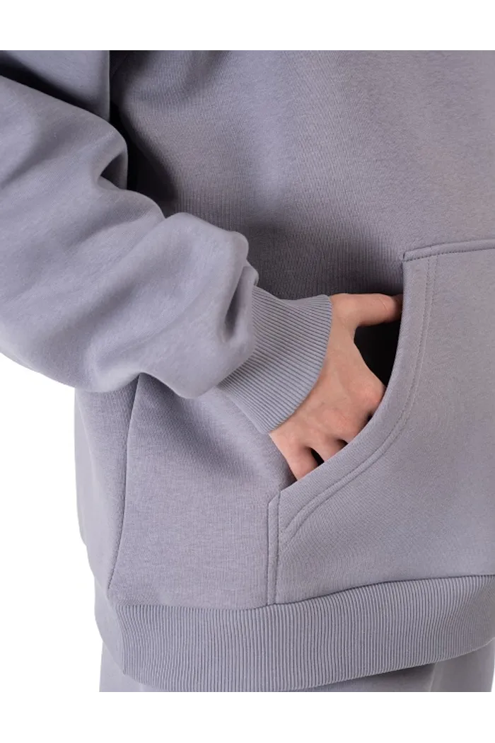 Толстовка с капюшоном 9004 W BRUSH grey OS